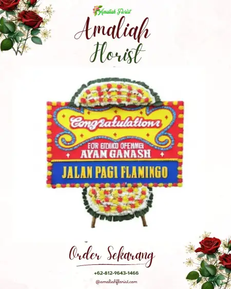 Sewa Papan Bunga Bale Kambang